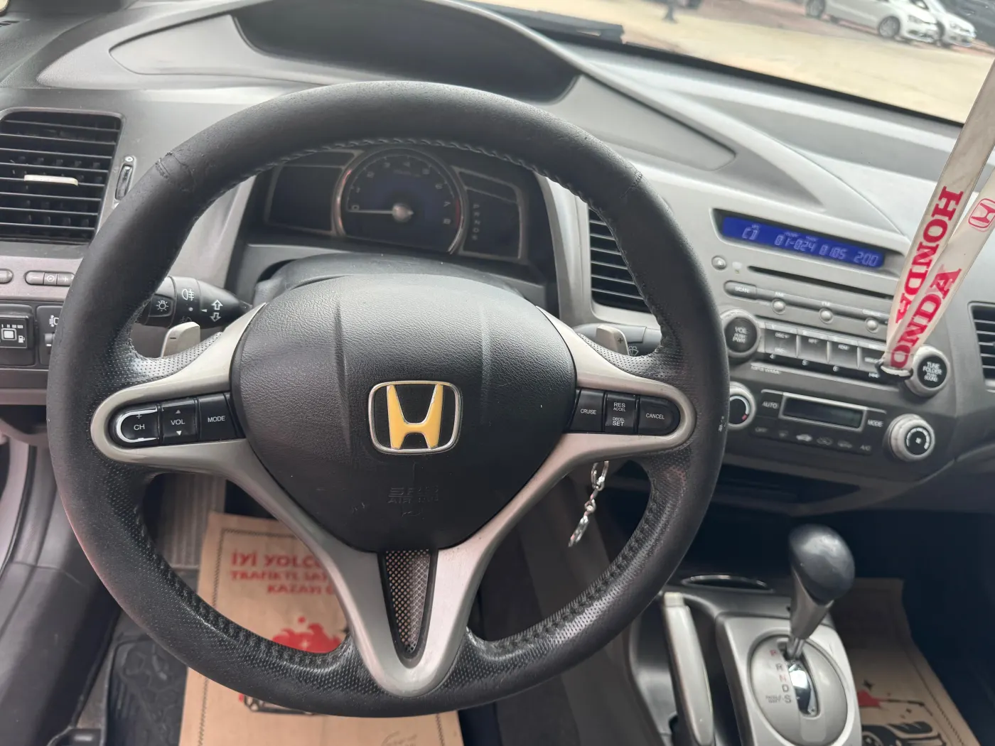 2007 MODEL HONDA CİVİC OTOMATİK SUNROOF LPG görsel 4