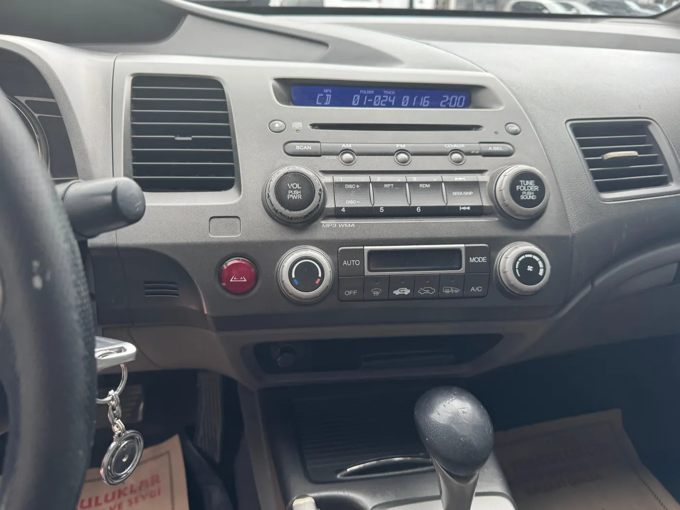 2007 MODEL HONDA CİVİC OTOMATİK SUNROOF LPG görsel 3